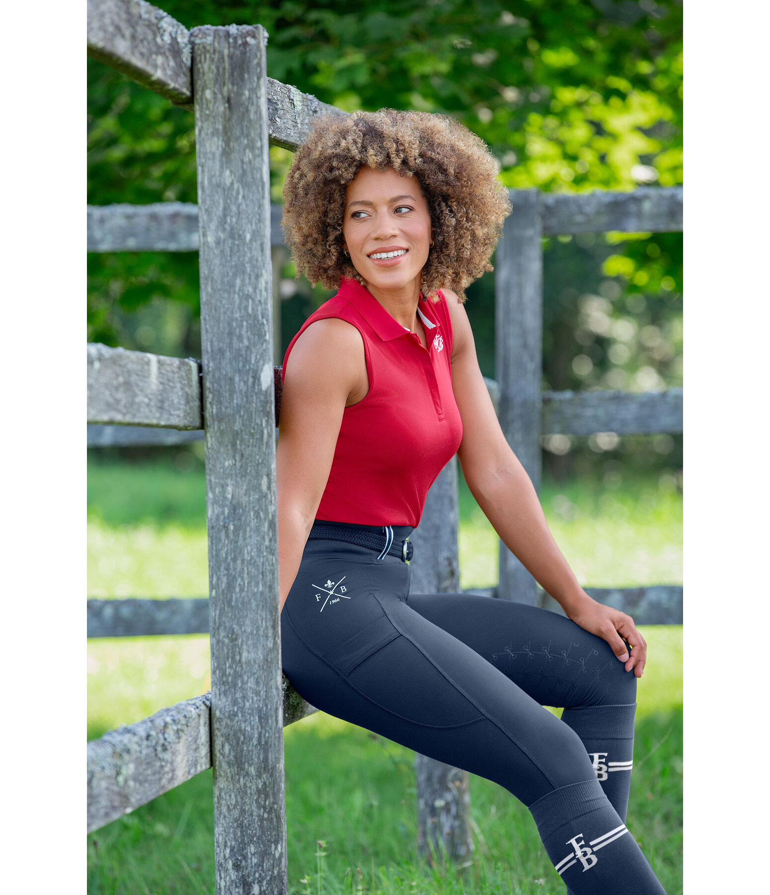 Legging d'�quitation � basanes grip  Sanna