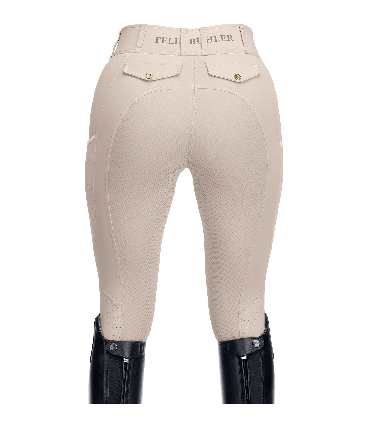 Pantalon d'quitation d't hybride  fond intgral grip  Samira-Mesh