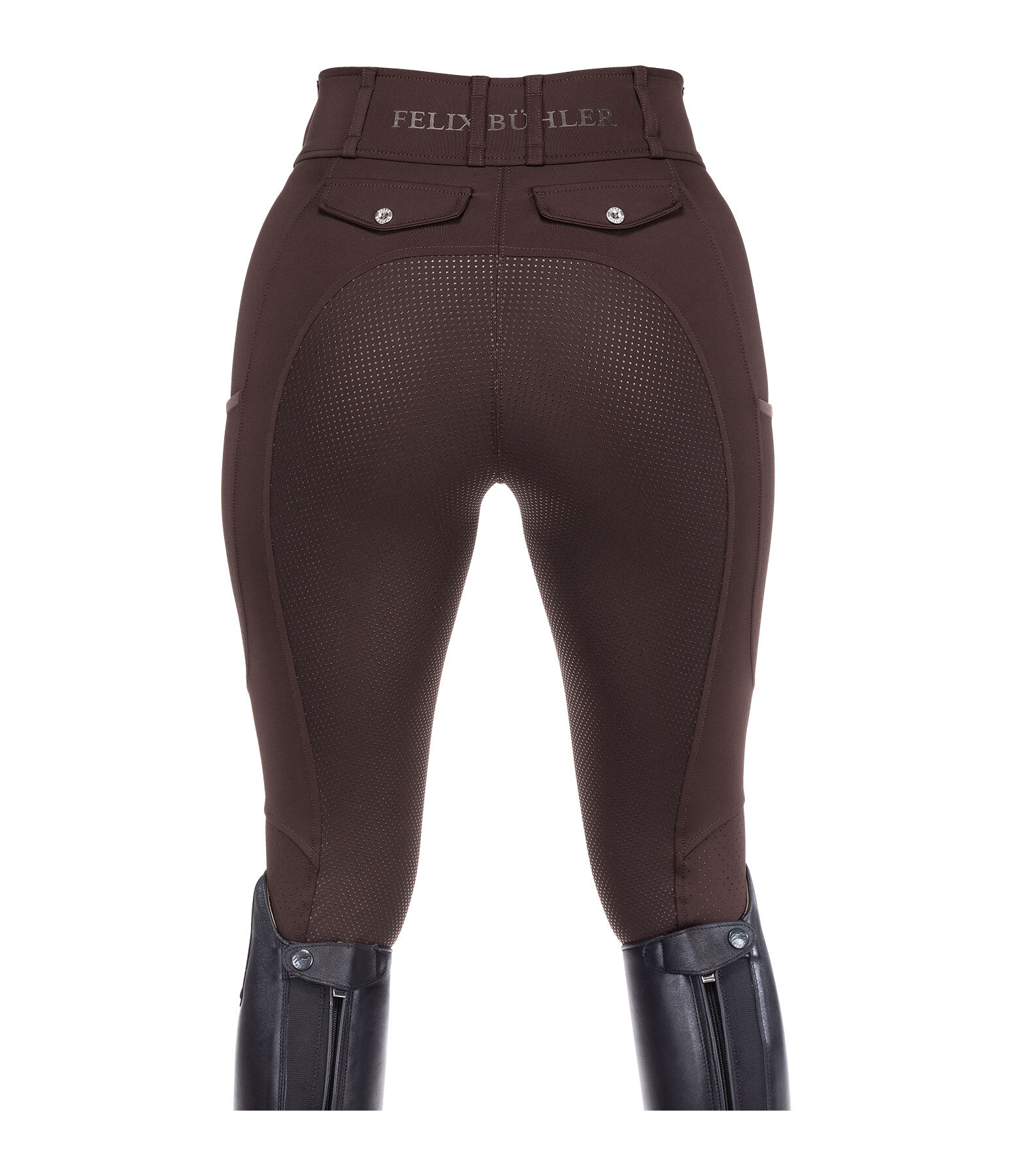 Pantalon d'�quitation d'�t� hybride � fond int�gral grip  Samira-Mesh