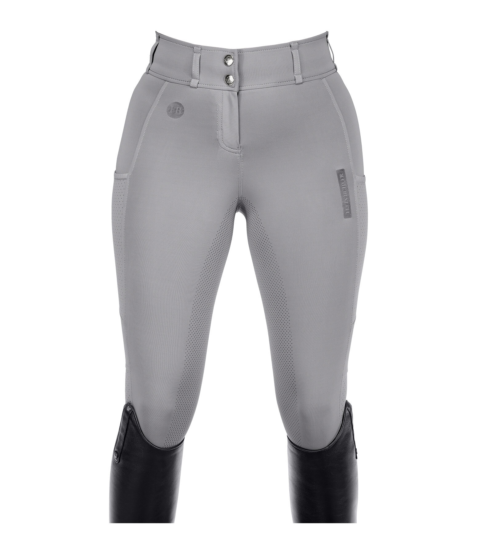 Pantalon d'�quitation d'�t� hybride � fond int�gral grip  Samira-Mesh
