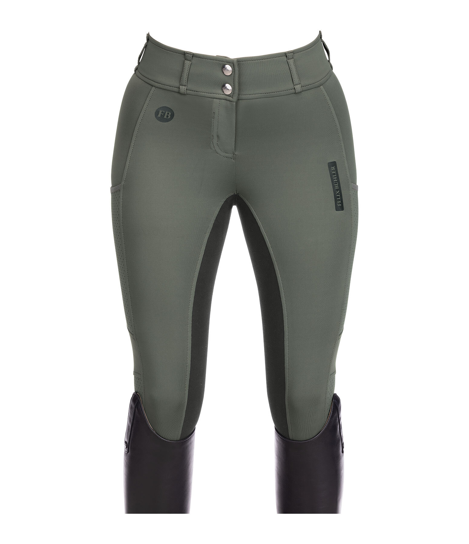 Pantalon d'quitation d't hybride  fond intgral  Helen-Mesh