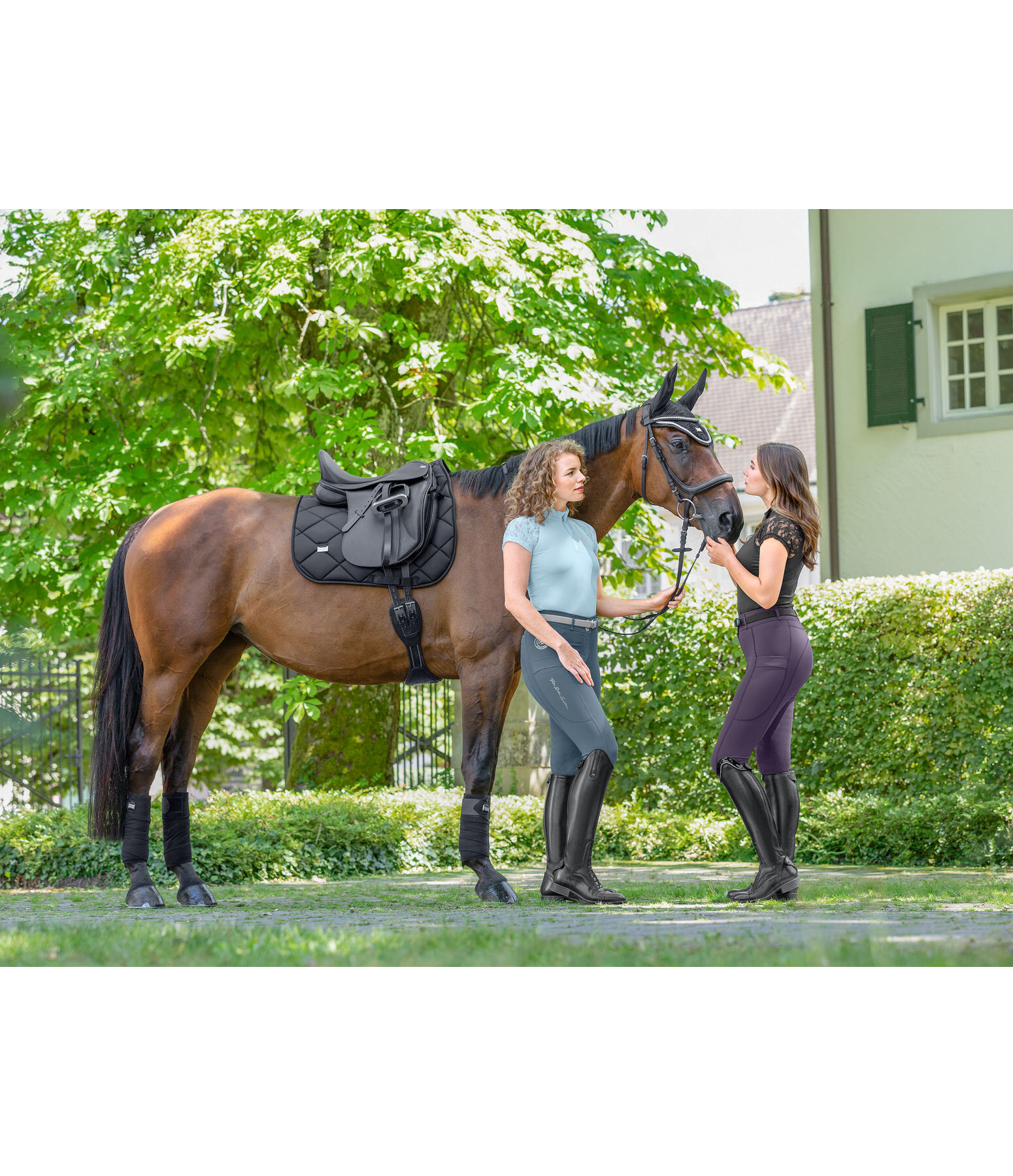 Pantalon d'quitation hybride  fond intgral grip  Kathleen