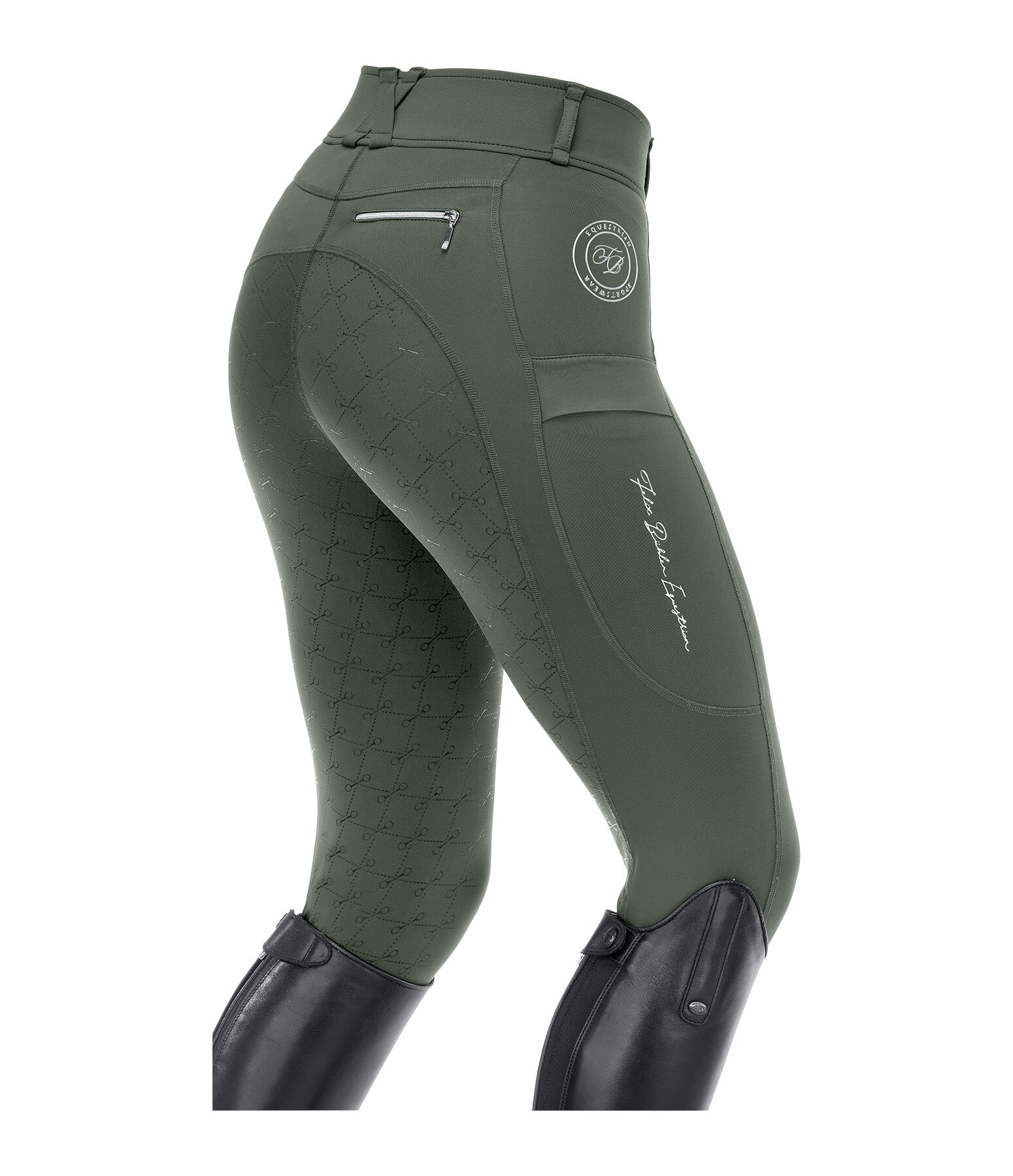 Pantalon d'quitation hybride  fond intgral grip  Kathleen