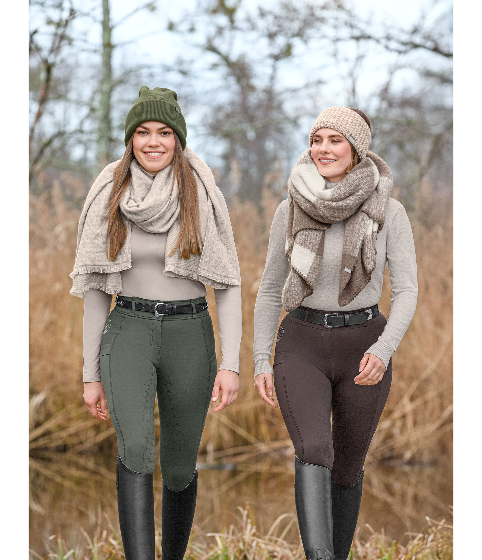 Pantalon d'quitation hybride  fond intgral grip  Kathleen