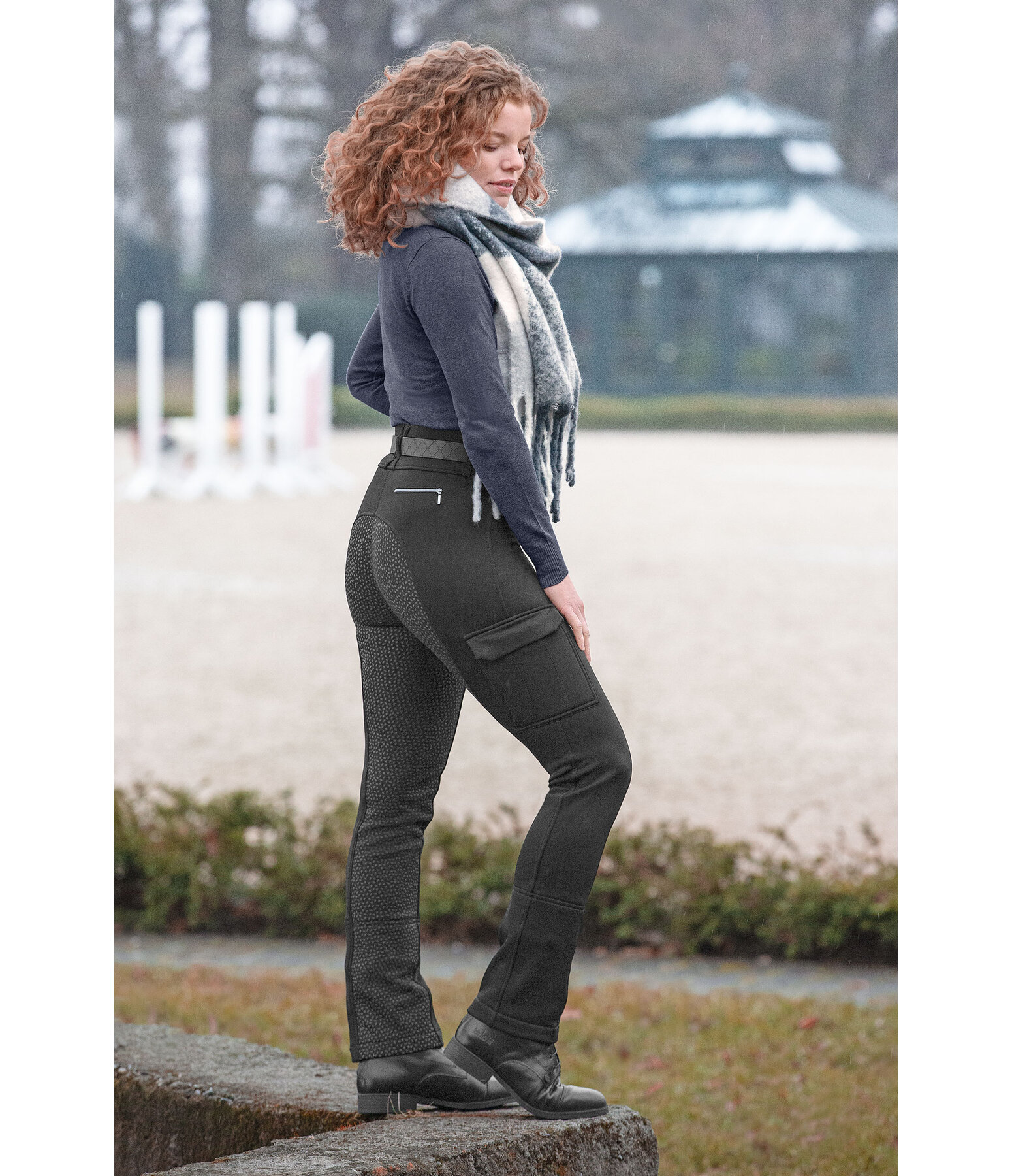 Legging d'quitation thermique  fond intgral grip  Mathilda