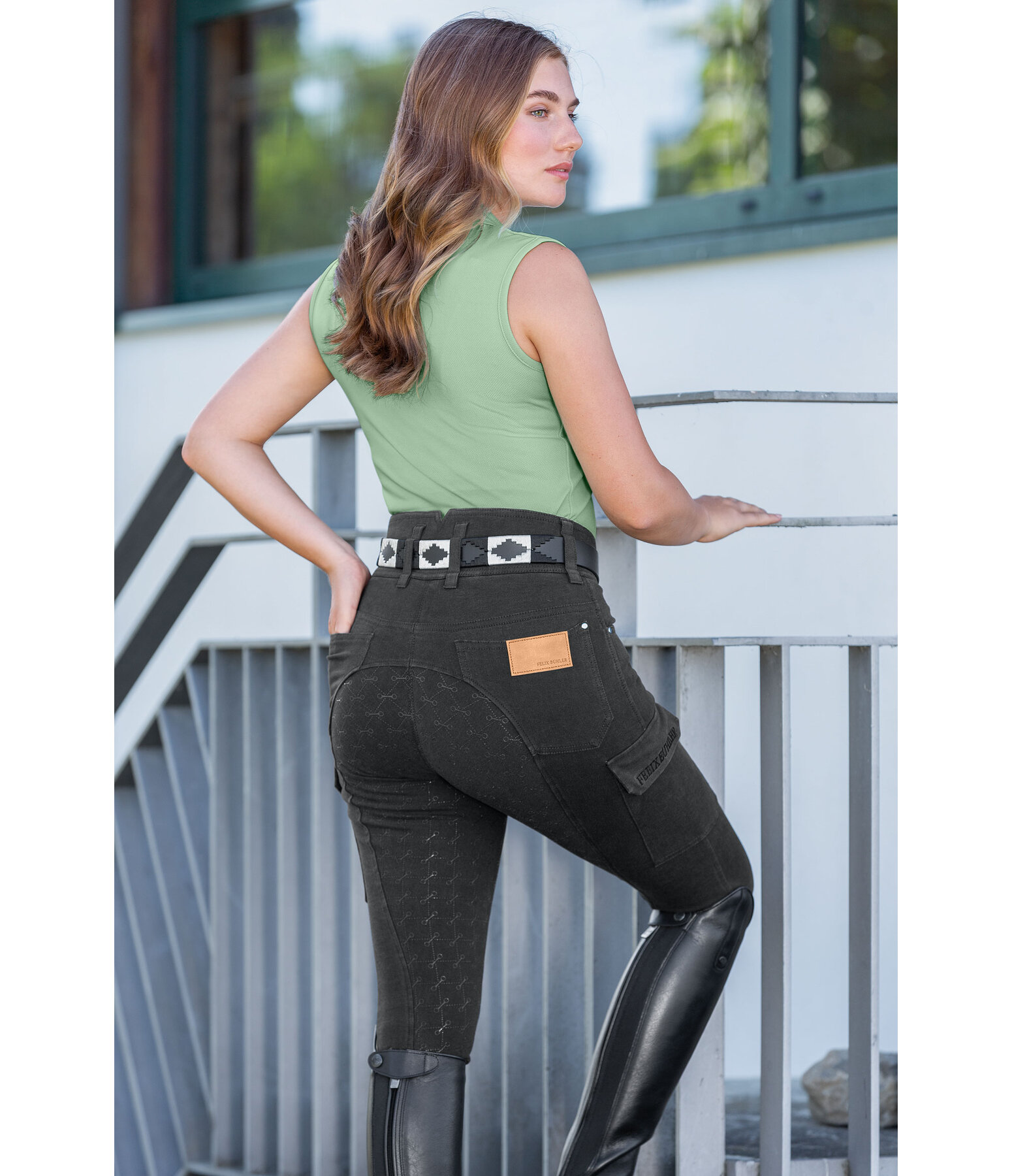 Jean d'quitation grip taille haute  Laura