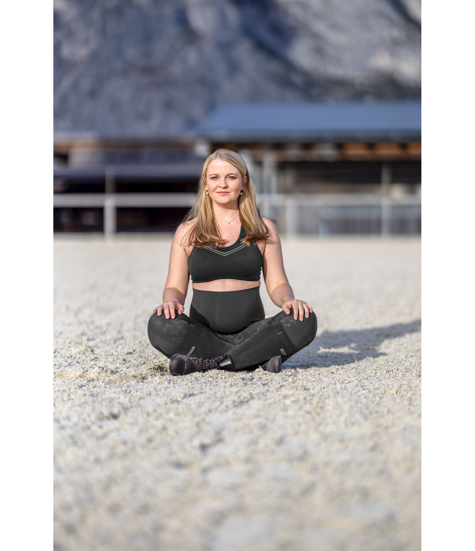 Legging d'quitation d'hiver de grossesse avec grip  Elisabeth