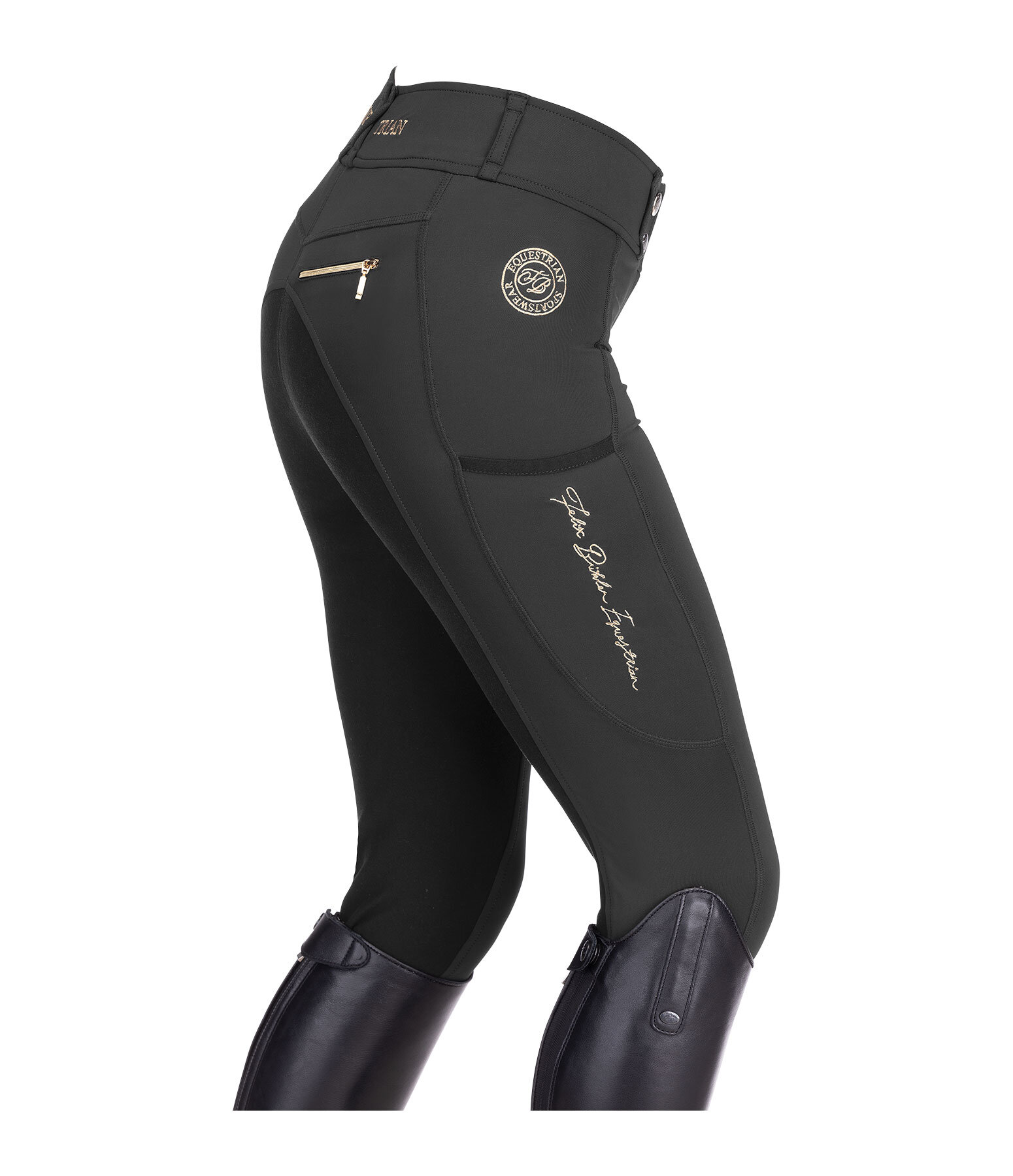 Pantalon d'quitation hybride  fond intgral  Angelica