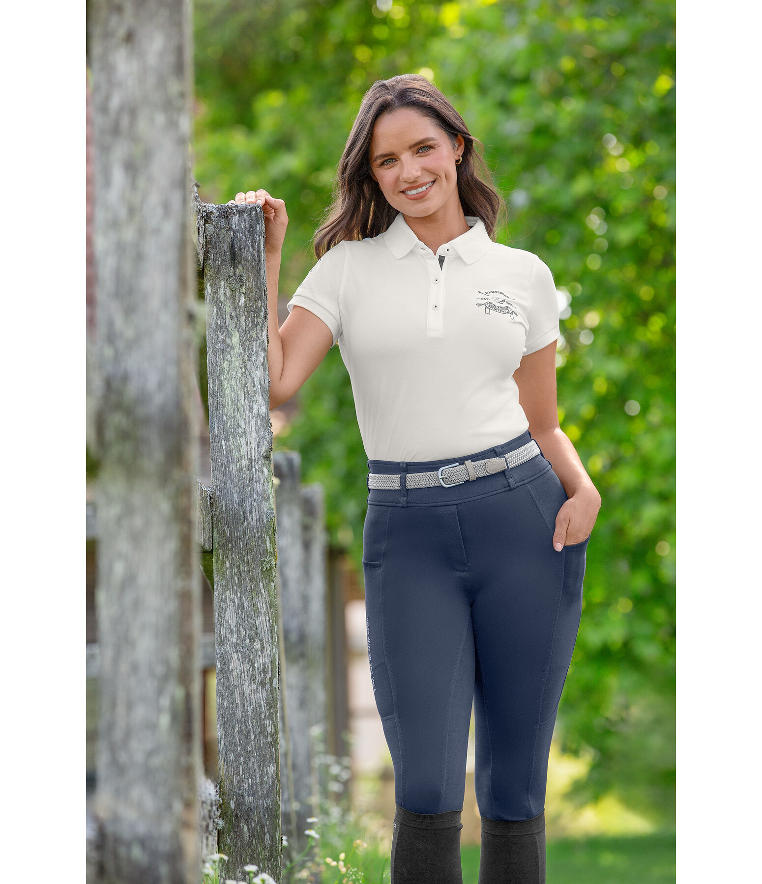 Legging d'�quitation � fond int�gral  Nathalie CTS