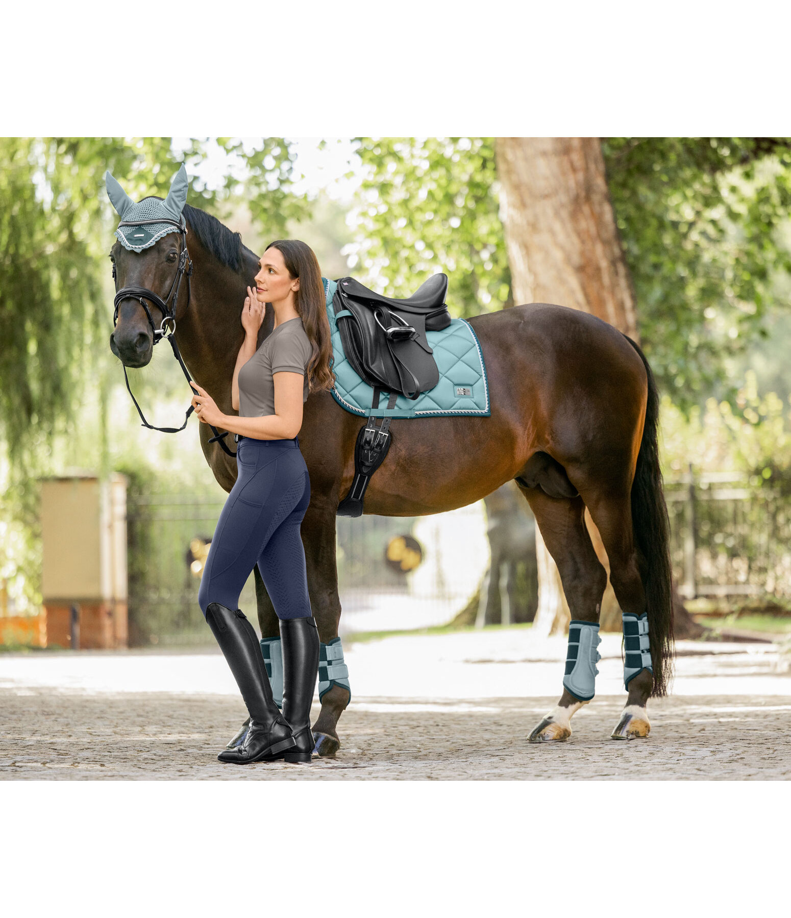 Pantalon d'�quitation de compression avec grip  Carolyn