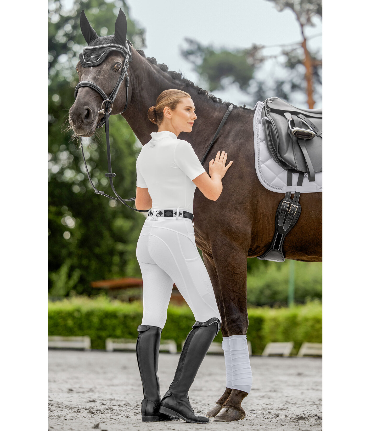 Pantalon d'�quitation de compression avec grip  Carolyn