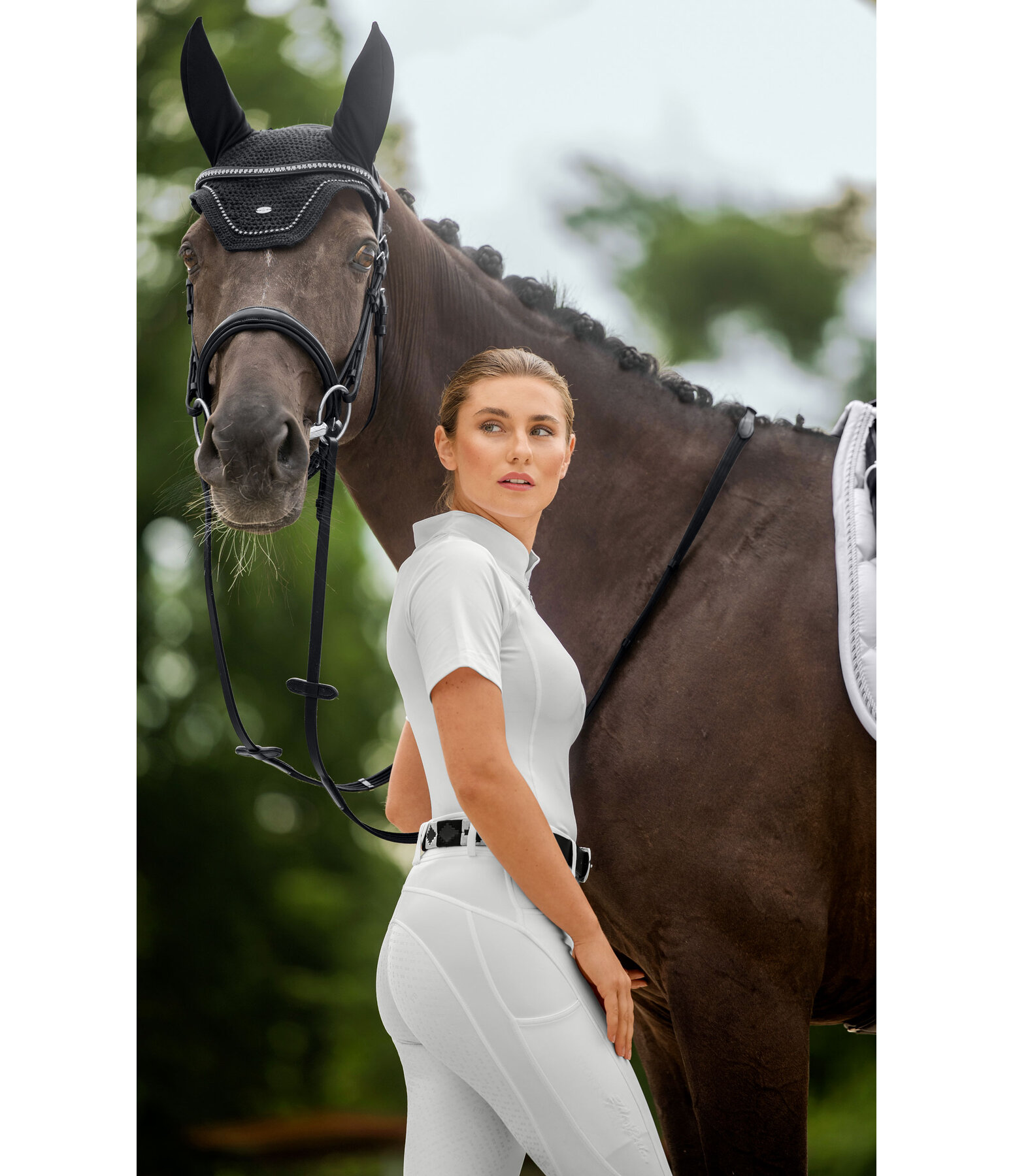 Pantalon d'�quitation de compression avec grip  Carolyn