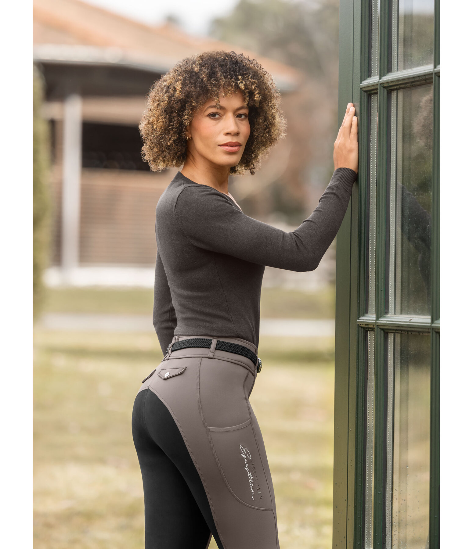 Pantalon d'�quitation de compression � fond int�gral  Luisa CTS