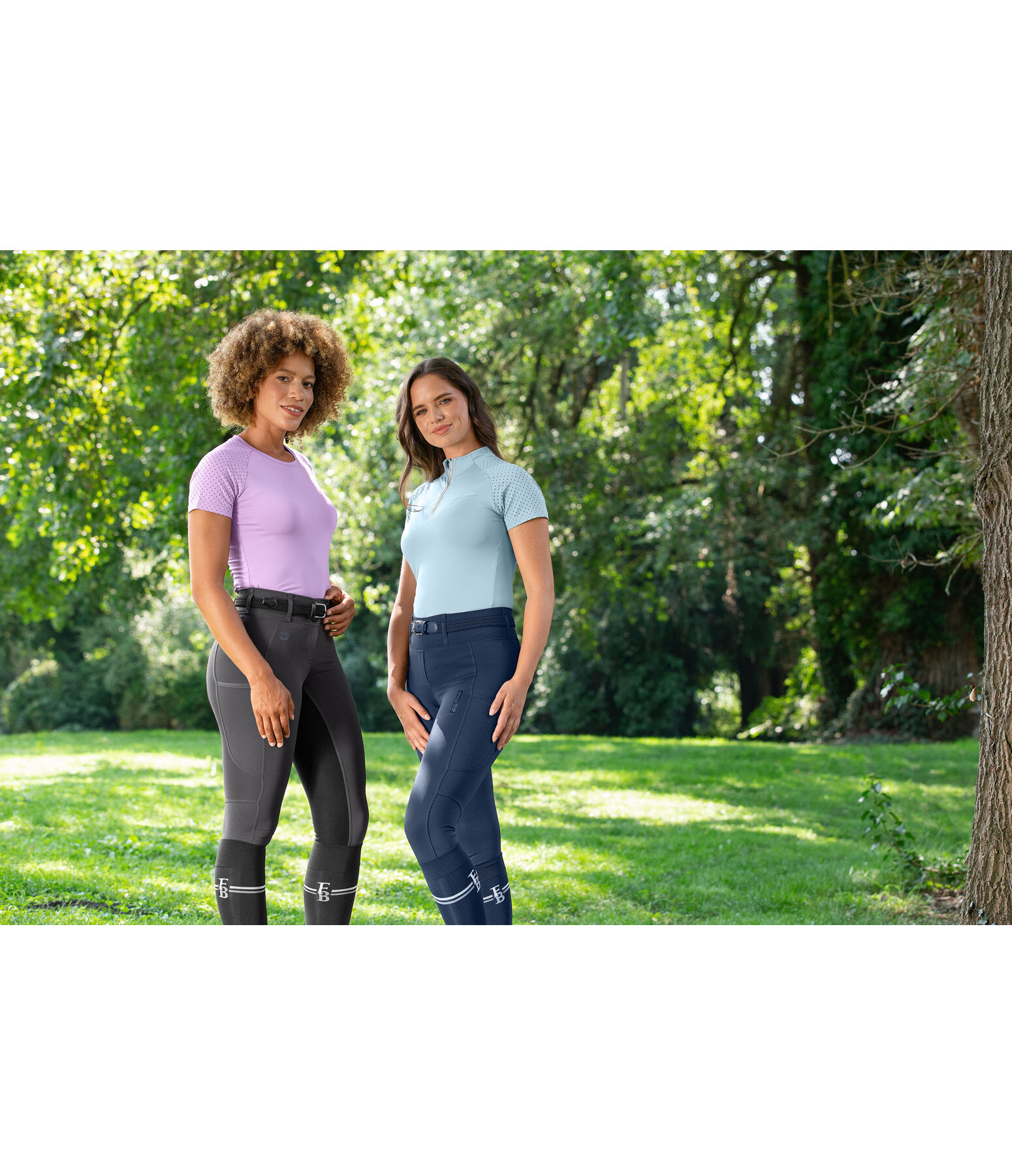 Pantalon d'�quitation hybride mesh � fond int�gral  Denise CTS