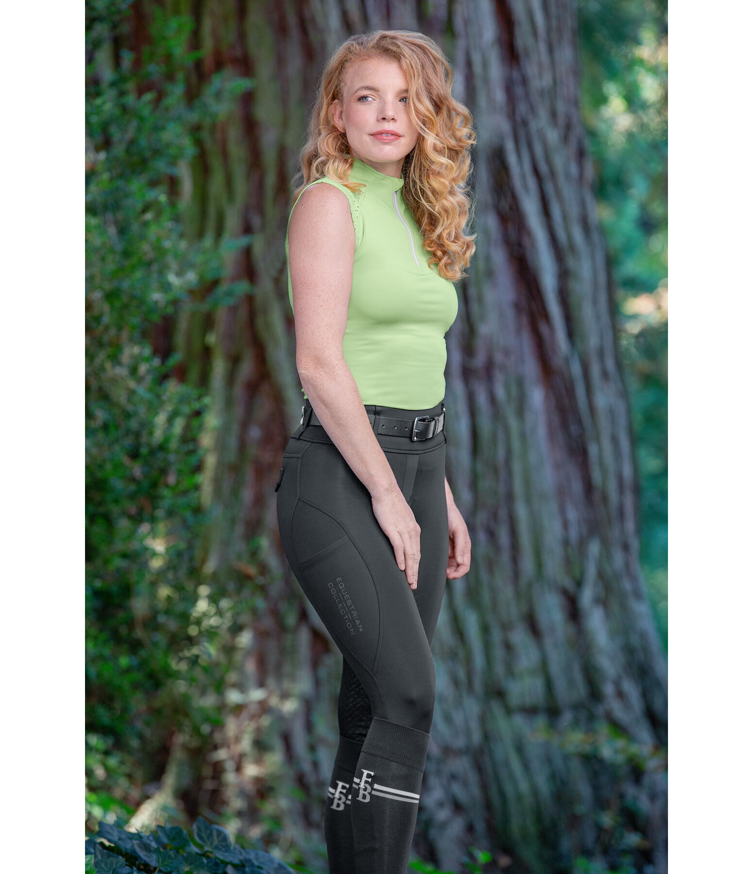 Legging d'�quitation de compression avec grip Felix B�hle Lilian