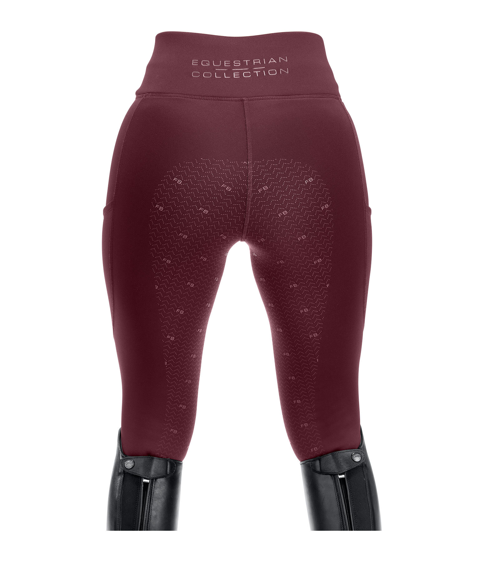 Legging d'�quitation thermique � fond int�gral grip  Emilia