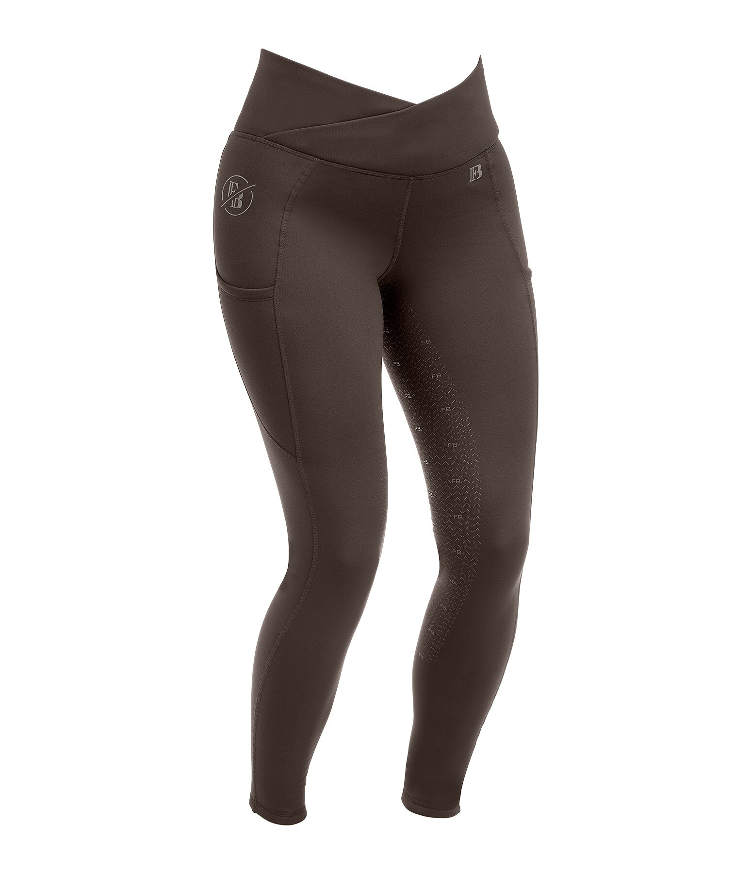 Legging d'�quitation thermique � fond int�gral grip  Emilia