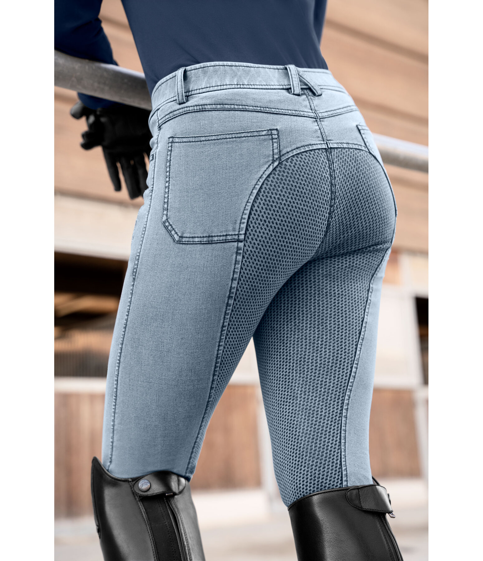 Pantalon d'quitation en jean enfant  Demi