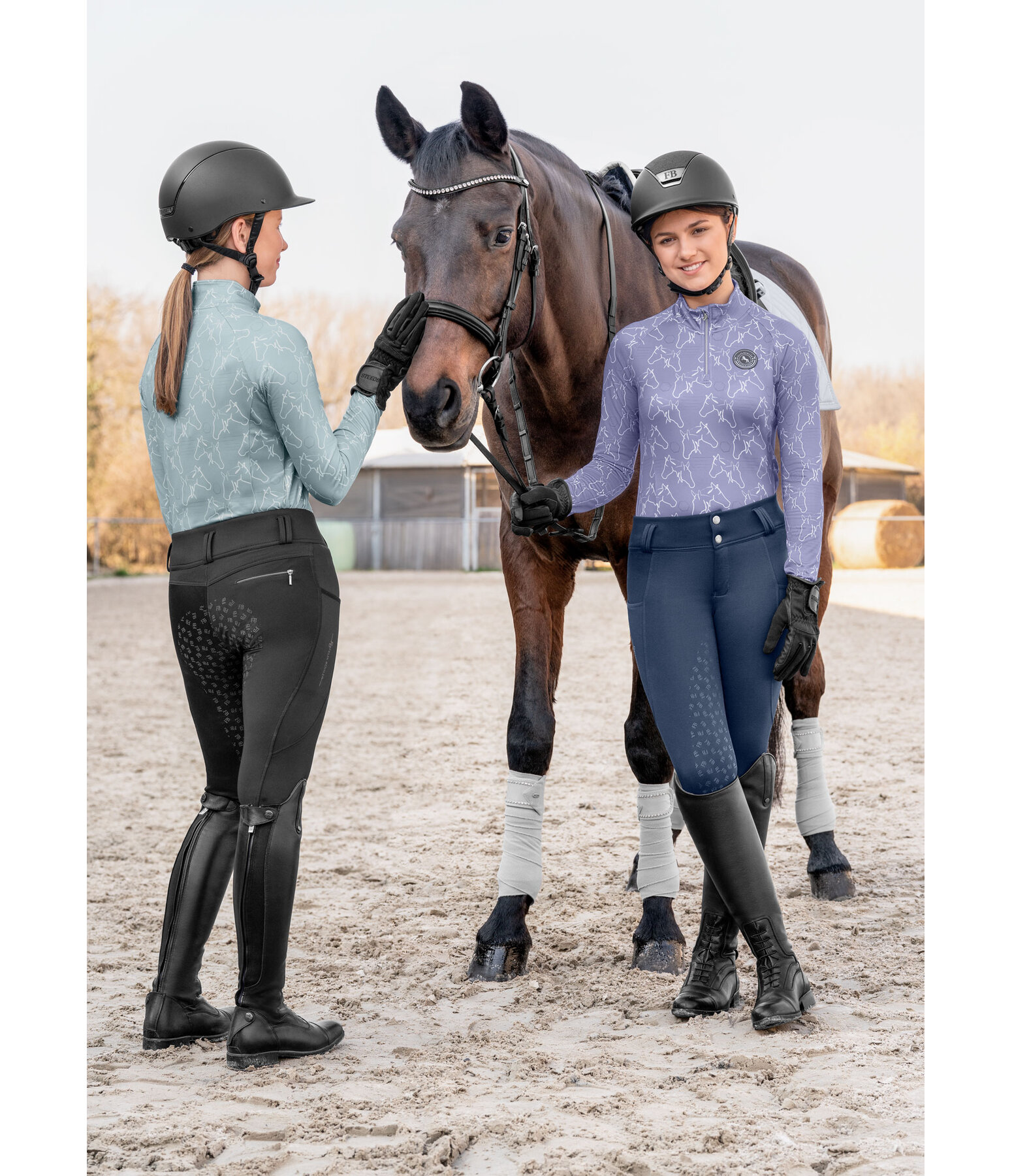 Pantalon d'quitation d'hiver grip enfant  Lovis
