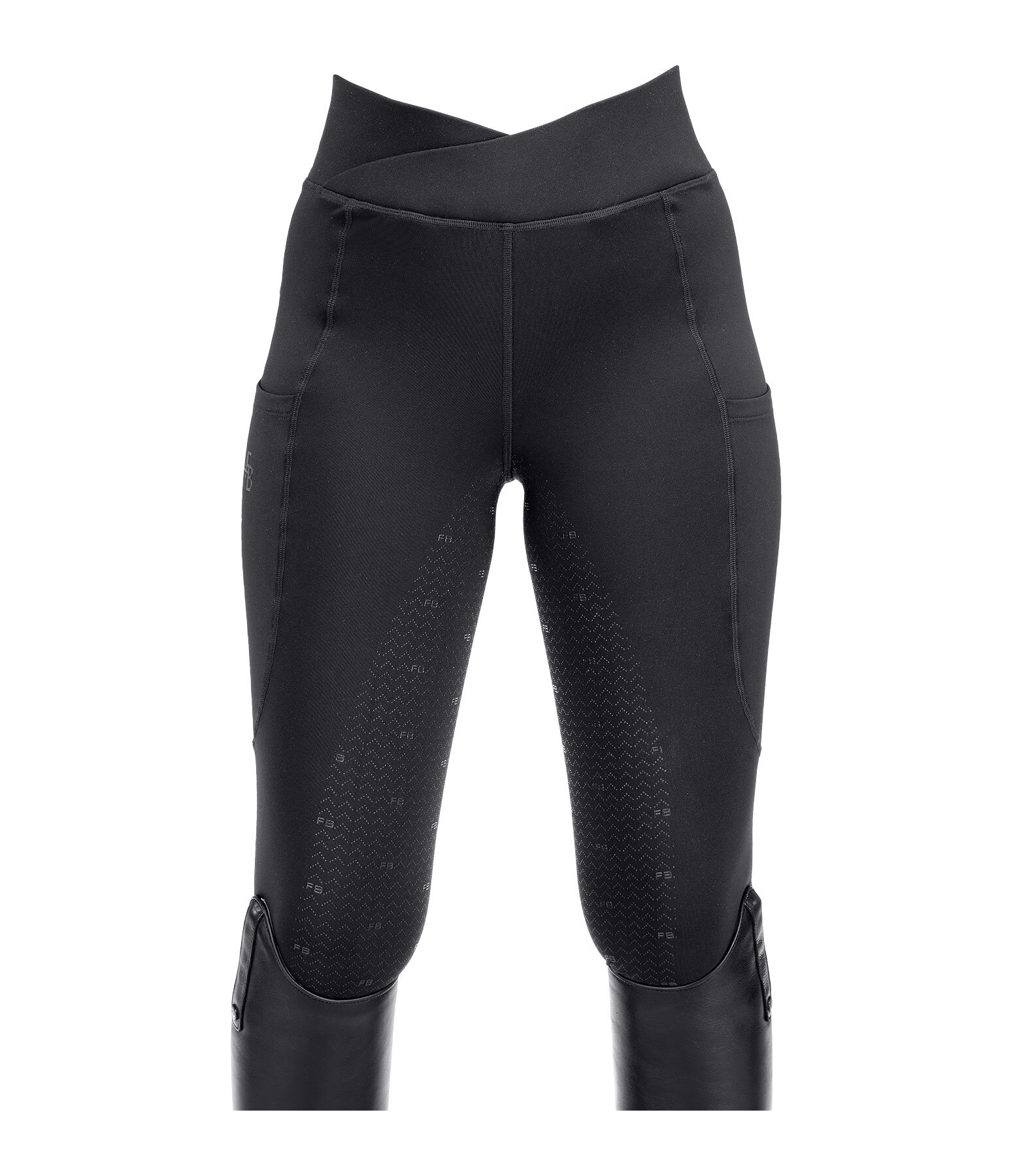 Legging d'�quitation thermique � fond int�gral grip pour enfant  Lima II