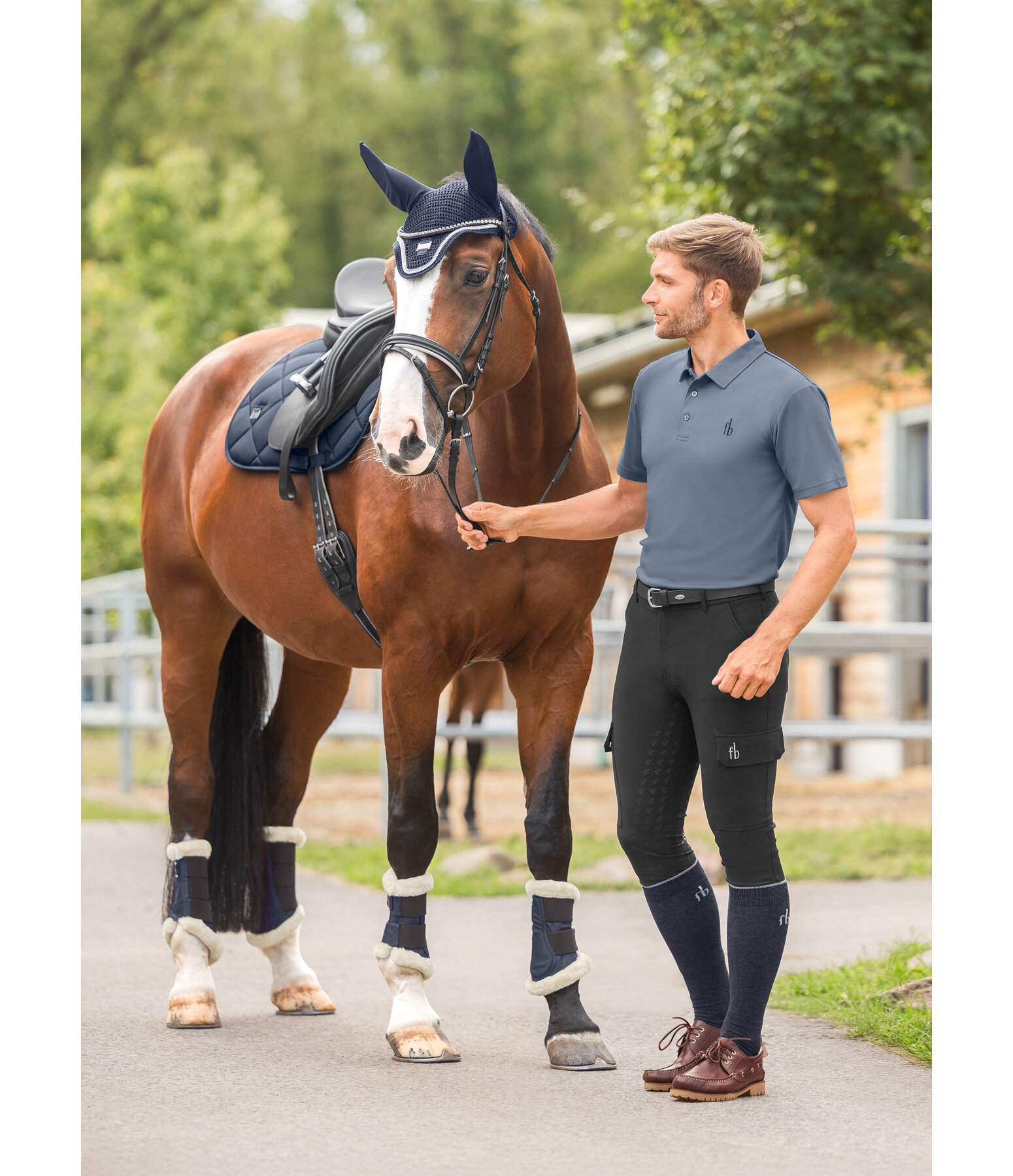 Pantalon d'quitation hybride  fond intgral grip homme  Sitka