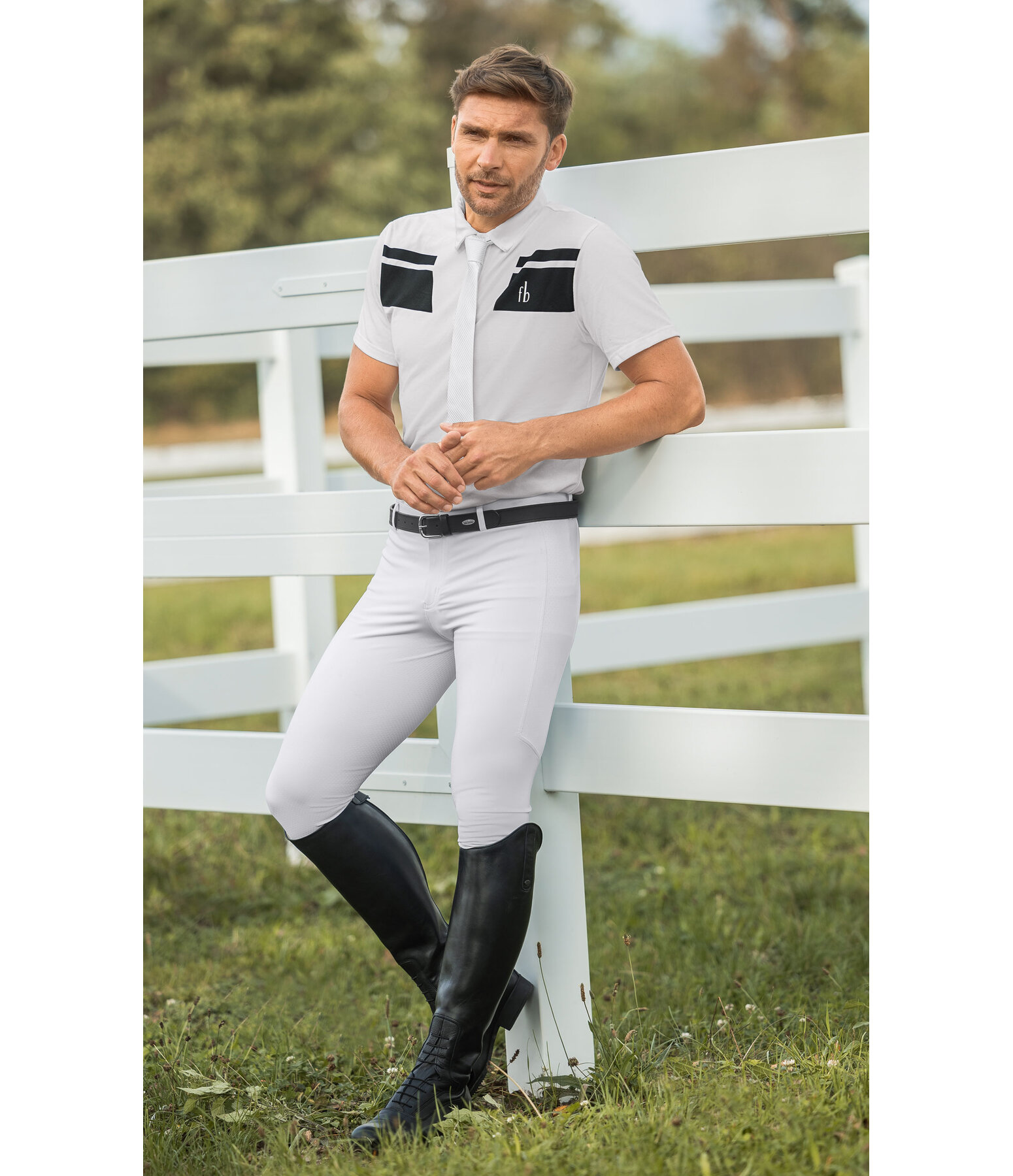 Pantalon d'quitation hybride  fond intgral grip homme  Performance Tacoma
