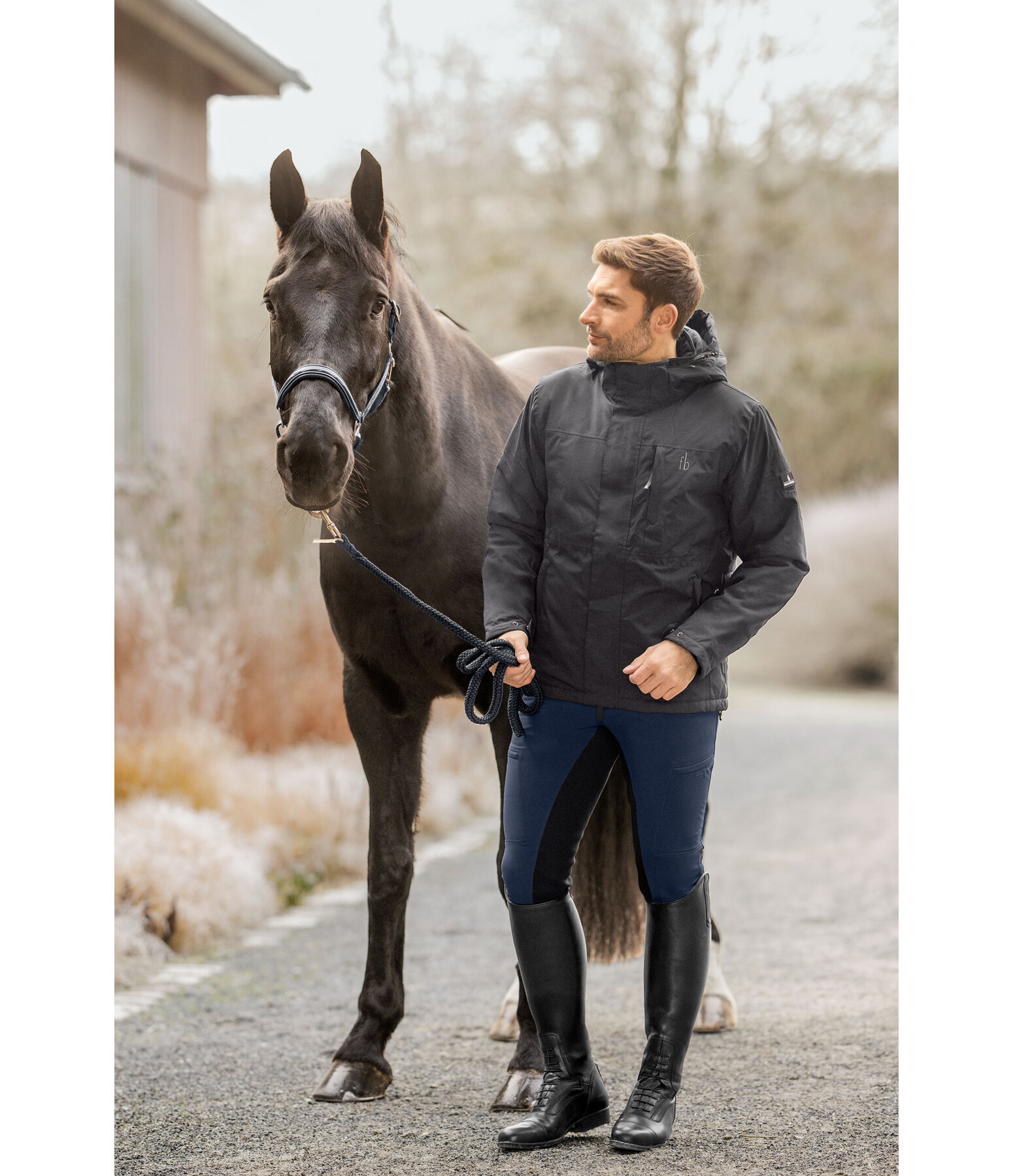Pantalon d'quitation hybride  fond intgral homme  Lyon