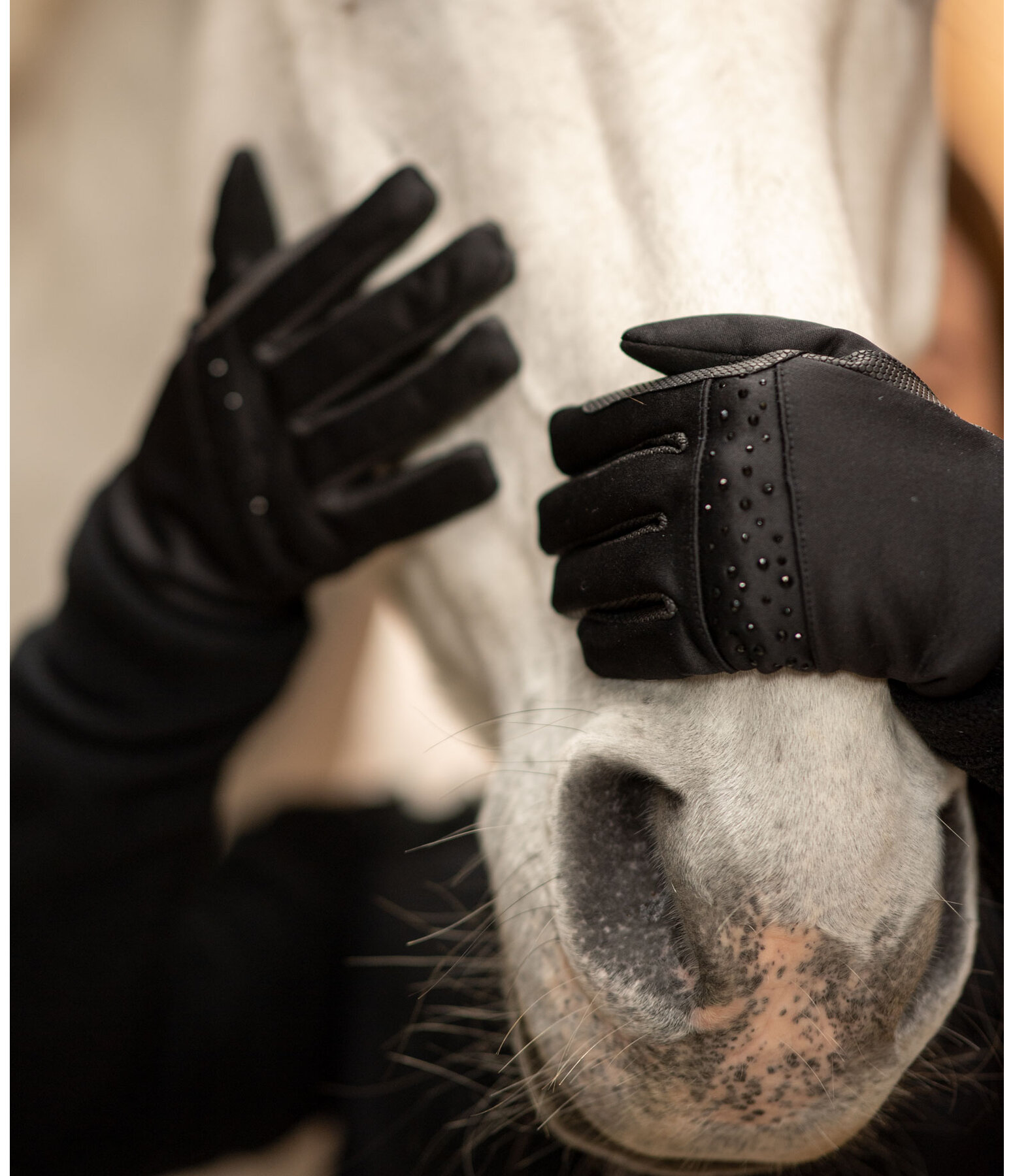 Gants d'équitation d'hiver en softshell  Sparkle