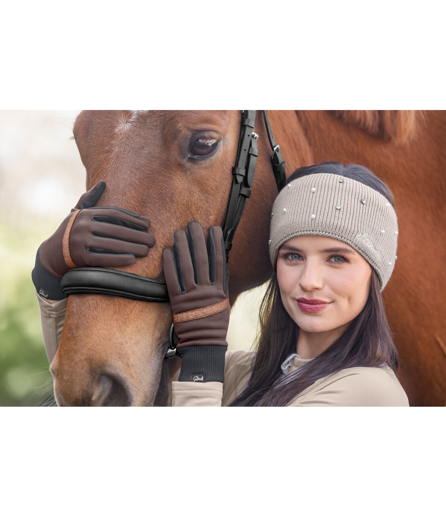 Gants d'�quitation hiver  Shimmer Line