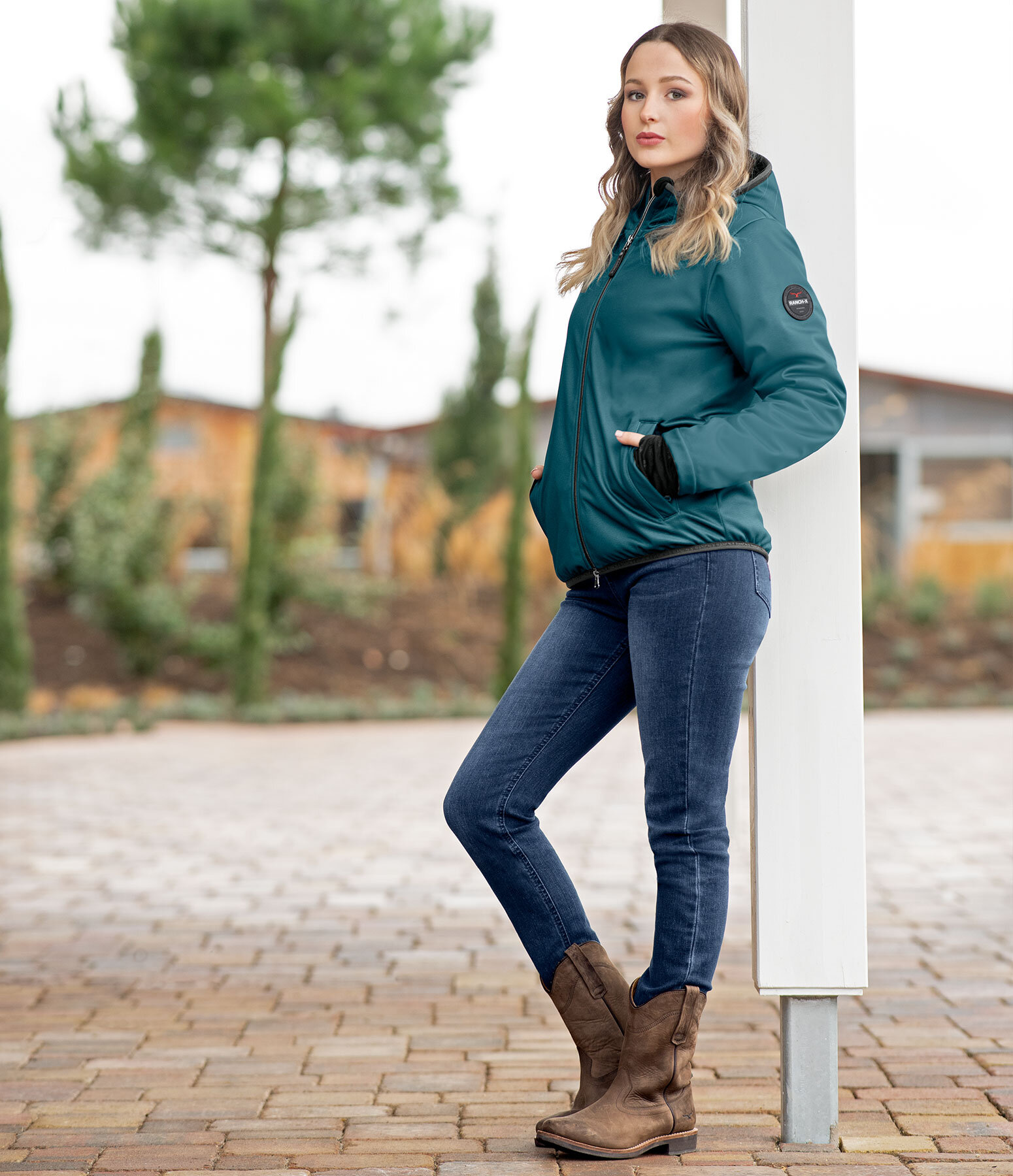 Tenue western  Josie en bleu profond