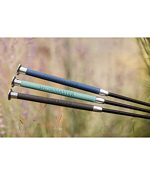 HKM Sparkle 6979 Cravache Dressage – Bleu Foncé/or Rose, 120 Cm, Poignée Synthétique, Strass
