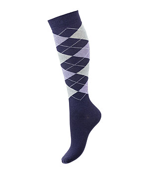 STEEDS Chaussettes hautes  losanges  Argyle - 650554-2-AY
