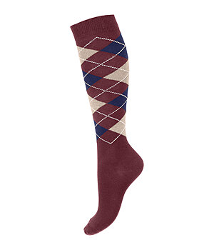 STEEDS Chaussettes hautes � losanges  Argyle - 650554-2-MA