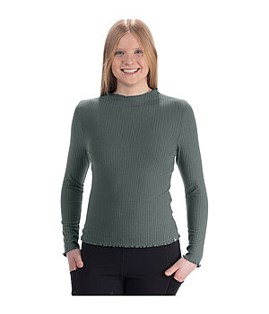 Felix B�hler T-shirt � manches longues en maille c�tel�e pour enfant  Rita - 681167-146+-DZ