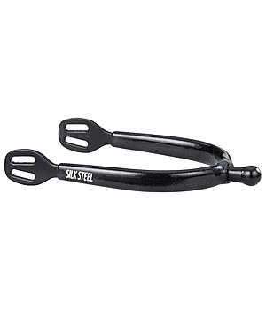 SILK STEEL perons  bout rond  Silicon Black - 710183