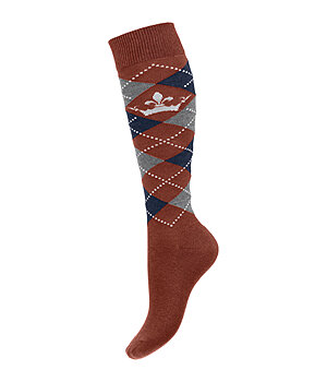 Felix Bhler Chaussettes hautes  Argyle - 750314-2-ME