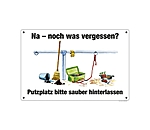 Panonceau d'�curie zone de pansage