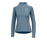 T-shirt technique zipp� � manches longues  Lea