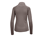 T-shirt technique zipp� � manches longues  Lea