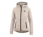 Veste stretch bi-matire  capuche  Lene
