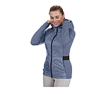 Veste bi-matire  capuche  Megan