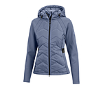 Veste bi-matire  capuche  Megan