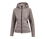 Veste bi-matire  capuche  Megan