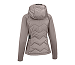 Veste bi-matire  capuche  Megan