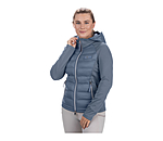 Veste bi-matire  capuche  Jolie