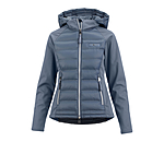 Veste bi-matire  capuche  Jolie