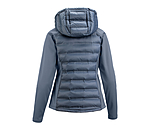 Veste bi-matire  capuche  Jolie