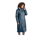 Manteau de pluie long � capuche doubl� en fourrure Teddy  Paris