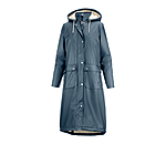 Manteau de pluie long � capuche doubl� en fourrure Teddy  Paris