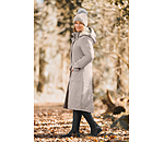Manteau de pluie long  capuche doubl en fourrure Teddy  Paris